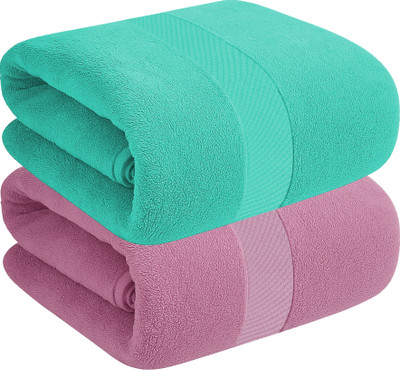HOUSE OF TERRY Cotton 450 GSM Bath Towel(Pack of 2)