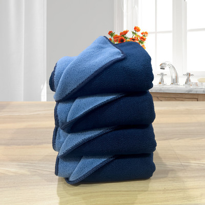 LABHAM Microfiber 450 GSM Hand Towel(Pack of 4)