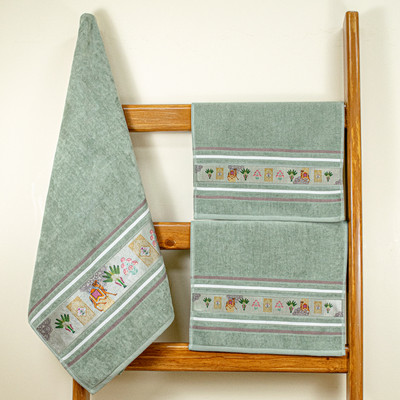 RANGOLI Cotton 460 GSM Bath Towel(Pack of 3)