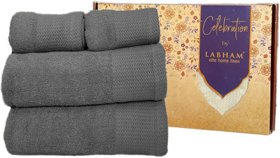 LABHAM Cotton 450 GSM Bath Towel Set(Pack of 4)