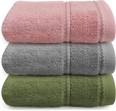 HOUSE OF TERRY Cotton 400 GSM Hand Towel Set(Pack of 3)