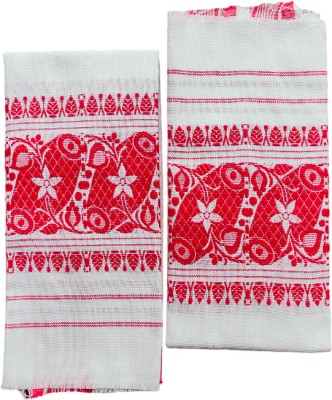 ASSAM LOOM Polycotton 280 GSM Bath, Face, Hair, Hand, Sport Gamcha Set(Pack of 2)