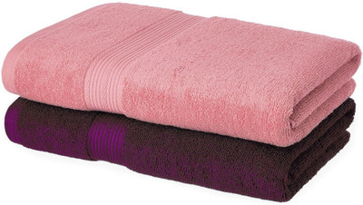 WebDealz Cotton 400 GSM Bath, Beach, Hair, Sport Towel(Pack of 2)