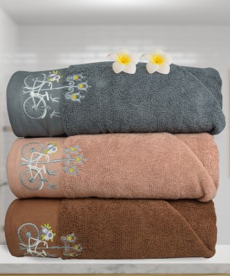 RANGOLI Cotton 540 GSM Hand Towel(Pack of 3)