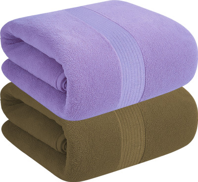 HOUSE OF TERRY Cotton 500 GSM Bath Towel(Pack of 2)