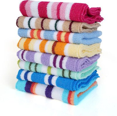 Chitu Trends Terry Cotton 350 GSM Hand Towel(Pack of 18)