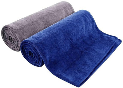 MAXOSHINE Microfiber 400 GSM Hand, Face Towel Set(Pack of 2)