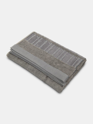 JOCKEY Cotton 600 GSM Bath Towel(Grey)
