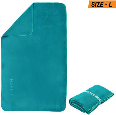 NABAIJI by Decathlon Microfiber 400 GSM Bath, Hair, Sport, Beach Towel