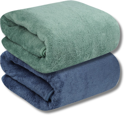 Fezora Microfiber 500 GSM Bath Towel(Pack of 2)