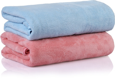 Sffizeex Microfiber 500 GSM Bath Towel(Pack of 2)