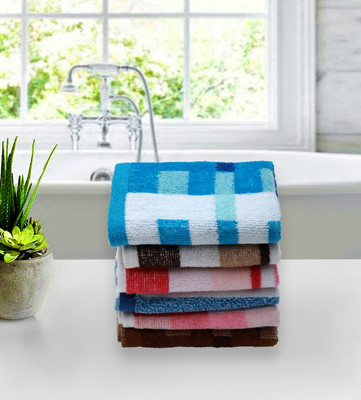 Satisfyn Cotton 400 GSM Face, Hand Towel Set(Pack of 6)
