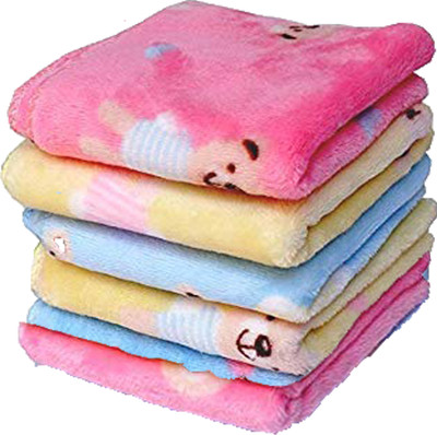 Khillayox Microfiber 50 GSM Face Towel Set(Pack of 6)