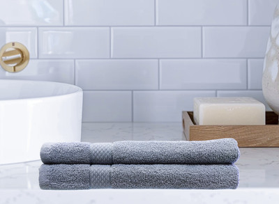 Caslino Cotton 400 GSM Hand Towel(Pack of 2)