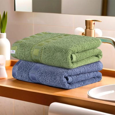 Heart Home Cotton 250 GSM Face, Hand Towel Set(Pack of 2)