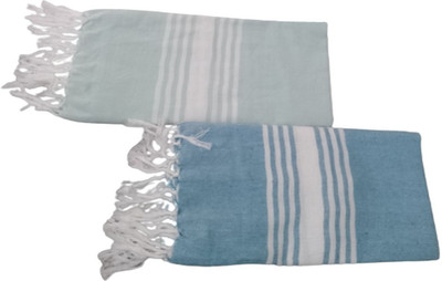 V.R.ENTERPRISES Cotton 200 GSM Beach Gamcha Set(Pack of 2)