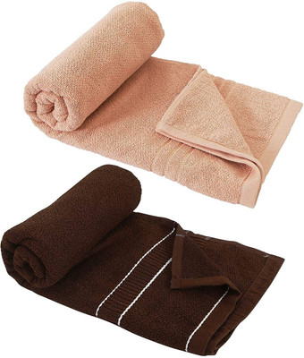 Lurevia Cotton 550 GSM Bath, Beach, Face, Hair, Hand, Sport Towel(Pack of 2)