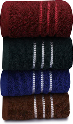 Shree Shyam LIGHT COLOUR HAND TOWEL SET OF 4 MULTI PURPOSE USE Multicolor Cloth Napkins(4 Sheets)