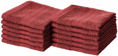 WINSTON HOME Cotton 600 GSM Face Towel Set(Pack of 12)