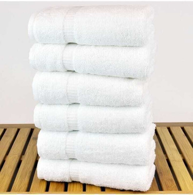 Florabliss Cotton 450 GSM Hand Towel(Pack of 6)