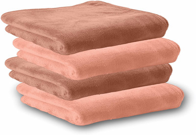 Housse Microfiber 450 GSM Hand Towel Set(Pack of 4)