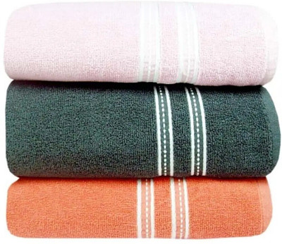 Domi Cotton 270 GSM Bath Towel Set(Pack of 3)