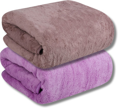 Fezora Microfiber 500 GSM Bath Towel(Pack of 2)