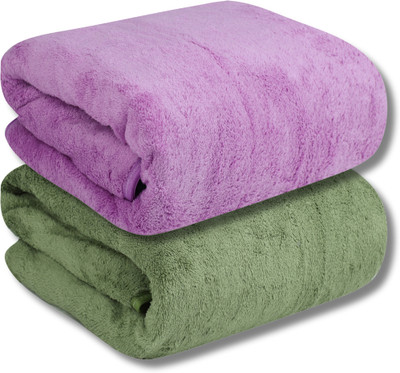 Fezora Microfiber 500 GSM Bath Towel(Pack of 2)