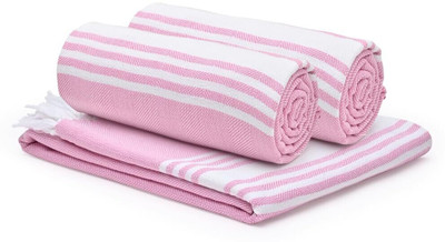 Texlux Cotton 250 GSM Bath Towel Set(Pack of 3)