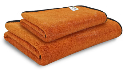 SOFTSPUN Microfiber 280 GSM Bath Towel(Pack of 2)