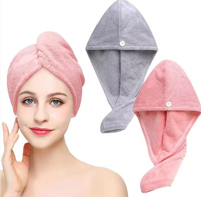 Cotton Bolls Textiles Microfiber 280 GSM Hair Towel(Pack of 2)