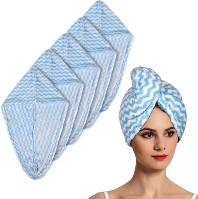 KUBER INDUSTRIES Microfiber 180 GSM Hair Towel Set(Pack of 6)