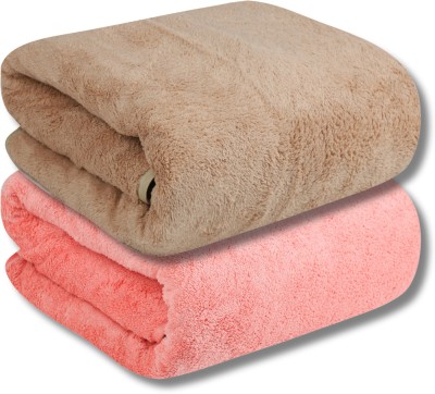 Fezora Microfiber 500 GSM Bath Towel(Pack of 2)