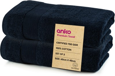 anko Cotton 700 GSM Hand Towel Set(Pack of 2)