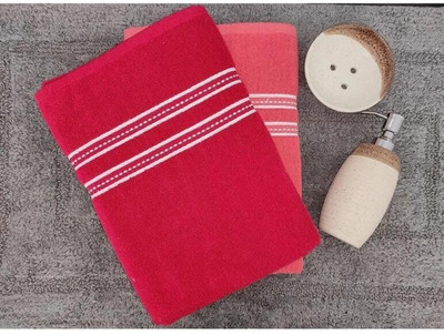 Domi Cotton 587 GSM Bath Towel(Pack of 2)