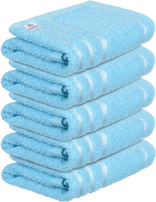 Heart Home Cotton 400 GSM Face, Hand Towel(Pack of 5)