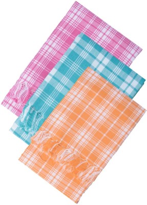 Ethazh Cotton 300 GSM Bath Towel Set(Pack of 3)