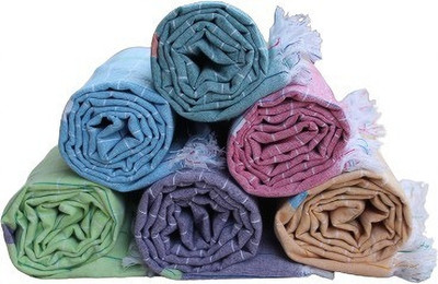 GOPAL HANDLOOMS Cotton 500 GSM Bath Towel Set(Pack of 6)
