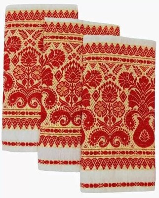 Namal Polycotton 119 GSM Bath, Beach, Face, Hair, Hand, Sport Gamcha Set(Pack of 3)