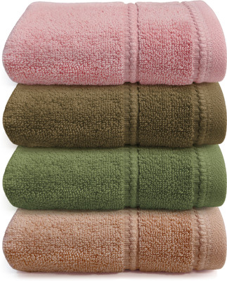 HOUSE OF TERRY Cotton 400 GSM Hand Towel Set(Pack of 4)