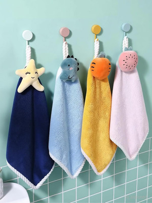Cotson Microfiber 450 GSM Hand Towel(Pack of 4)