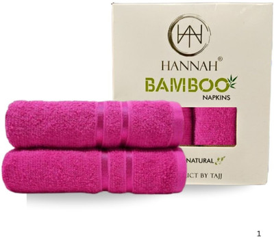 Hannah Bamboo, Cotton 500 GSM Hand, Bath, Sport, Beach, Hair Towel Set(Pack of 2)