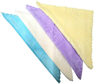 Mantraz Store Microfiber 500 GSM Face Towel(Pack of 4)