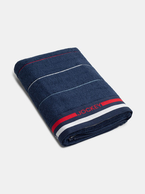 JOCKEY Cotton 550 GSM Bath Towel(Ink Blue Grindle)