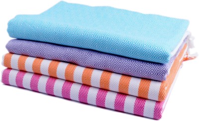 sathiyas Cotton 500 GSM Bath Towel Set(Pack of 4)