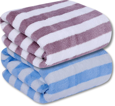 Fezora Microfiber 500 GSM Bath, Sport, Beach Towel Set(Pack of 2)