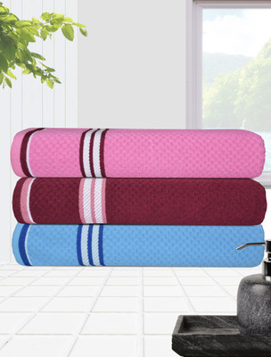 athom TRENDZ Cotton 400 GSM Bath Towel Set(Pack of 3)