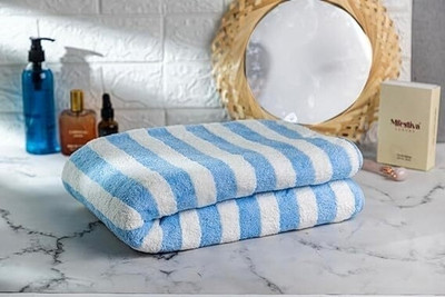 Manav Microfiber 400 GSM Bath, Beach, Sport, Hand Towel(Pack of 2)