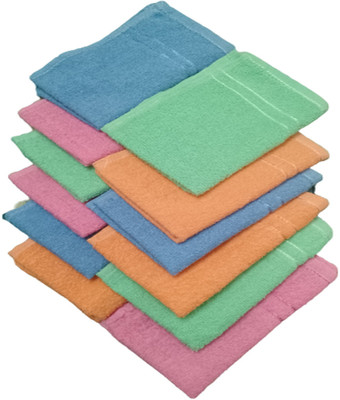 Flipkart SmartBuy Terry Cotton 400 GSM Hand Towel Set(Pack of 12)