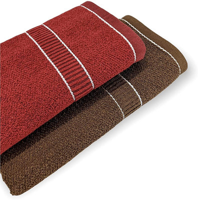 Lurevia Cotton 550 GSM Bath, Beach, Face, Hair, Hand, Sport Towel(Pack of 2)